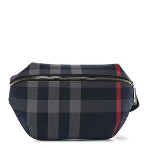 Burberry House Check Sonny Bum Bag Navy #220799B84B